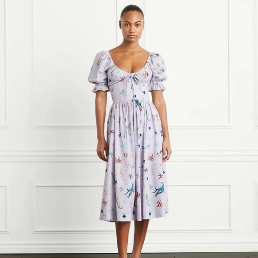 Hill House: Ophelia Dress in Sea Creatures